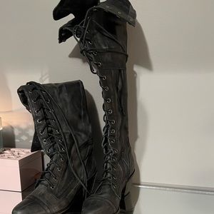 Free people by Jeffrey Campbell “joe lace up boot”